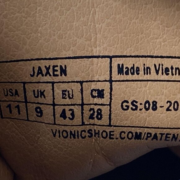 Vionic Jaxen Waterproof Lug Sole Hiker Ankle Boots Lace Up Cream Size 11 - Picture 6 of 6